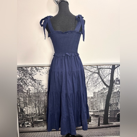 Aura Smocked Midi Dress - Picture 2 of 5